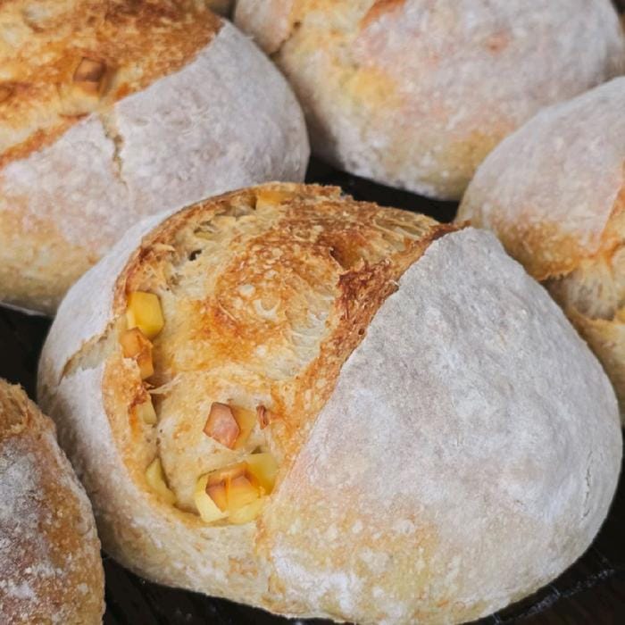 Milky Rustic Sourdough (pakai susu)